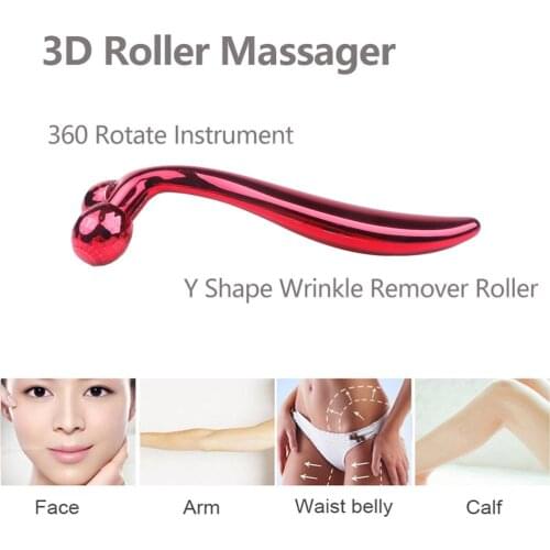 HOT 3D Roller Massager 360 Rotate Thin Face Full Body Shape Massager Lifting Wrinkle Remover Facial Massage Relaxation Tool