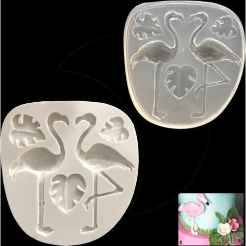 Flamingo Silicone Mold for jewelry making Resin jewelry tool UV epoxy resin molds crafts Fondant handmade soap chocolate molds