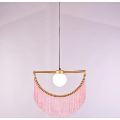 Modern LED Round Glass Ball Pendant Lights Iron E14 Pendant Lamps Hanging Light Fixture for Living Room Bedroom Dining Room