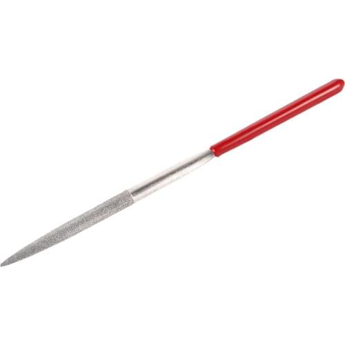 Uxcell 3mm x 140mm Half Round Diamond Needle File 150 Grit