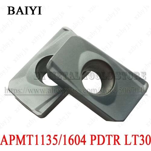10PCS APMT1604 PDTR APMT1135 PDTR LT30 CNC Lathe machining APMT insert Carbide Inserts Turning tools for indexable lathe tools
