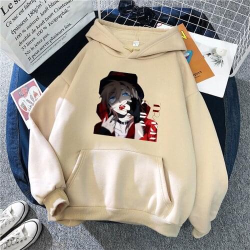 Funny Japan Anime YURI!!! On ICE Yuri Plisetsky Hooies Men Women TRASH CANDY Letter Print Harajuku Fashion Casual Sweatshirts
