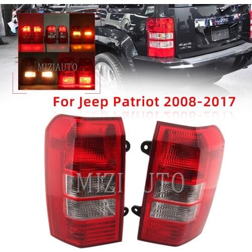 Rear Tail Light For Jeep Patriot 2008-2017 Tail Stop Brake Lights Car Parts Accessories Rear turn signal Fog Warning lamp