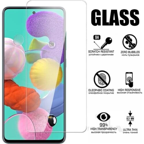 Tempered Glass for Samsung Galaxy A51 A71 5g A21s A31 A41 A11 A01 A21 Screen Protector Glass Sansung A 51 21s 31 41 71 21 01 11