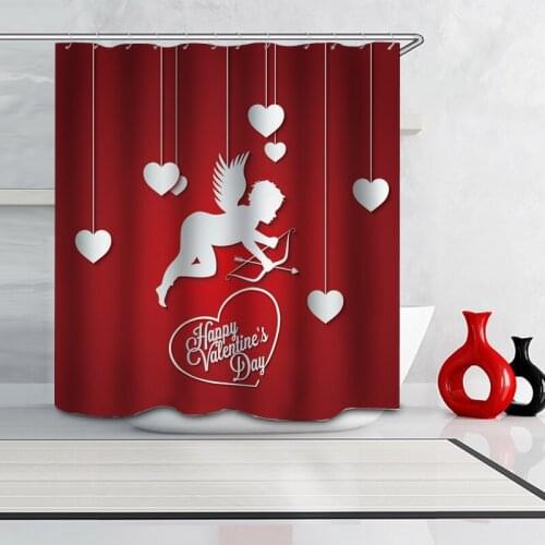 Space partition curtain Shower Curtain Printing Polyester Waterproof Bathroom Curtain Bathroom Shower Curtain 12 Hook 180*200cm
