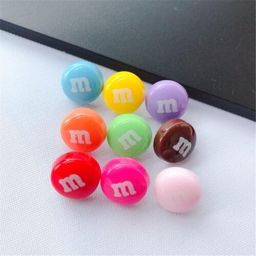 1pc Cute Resin Pins chocolate beans Multicolor Sweet candy Brooches for kids Coat decoration Jewelry Gifts