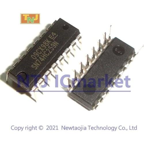 10 PCS SN74HC259N DIP-16 74HC259N 74HC259 8-Bit Addressable Latches 16-PDIP Chip IC