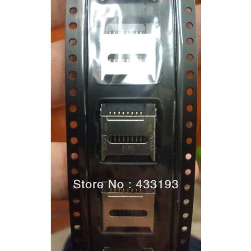 100pcs/lot TF Easy holder Mobile Phone Micro SD card holder TF card connector Slot Sockect Outside Soldering jack