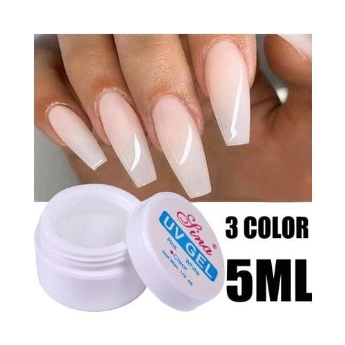 3 Colors Nail Art Phototherapy Glue Acrylic Liquid Nail Art UV Gel Nail Extension Gel 3D Nails Tools Nail Art Accessories 15ML