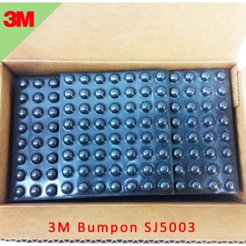 3M SJ5003 Bumpon Protective Products Natural Rubber feet Bumpon W11.2mm*H5.1mm Black 3000pcs/lot