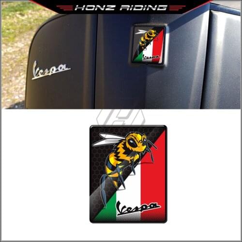 3D Resin Motorcycle Sticker Case for PIAGGIO VESPA PX LX LXV GTS GTV Sprint Emblem Logo