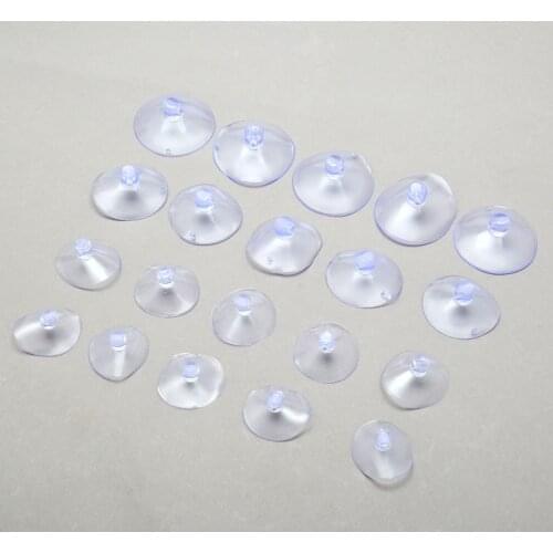 40Pcs 28 30 35 40mm Clear Strong Vacuum Suckers Hook Hanger Sucker Suction Cups For Window Kitchen Bathroom Doll Toy Fridge