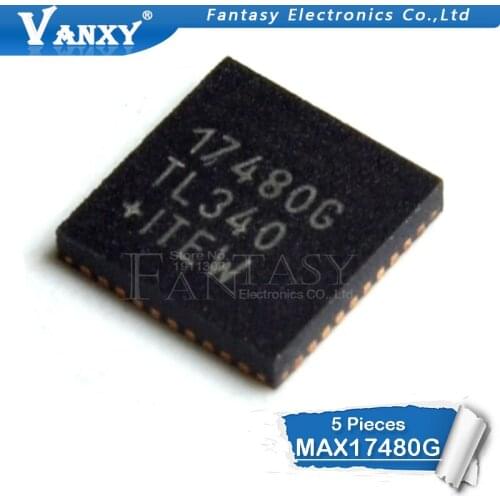 5PCS MAX17480GTL QFN MAX17480G MAX17480 17480G SMD