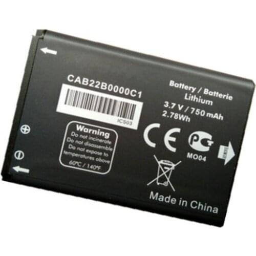 CAB22D0000C1 CAB0400000C1 TLi004AB CAB22B0000C1 battery for Alcatel OT708 OT-708 OT-2010 OT-2010D OT-2010X OT-356 OT-665X phone