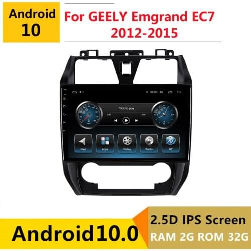 2G RAM Android car stereo for geely emgrand ec7 2012 2013 2014 2015 radio navigation GPS Multimedia Player headunit