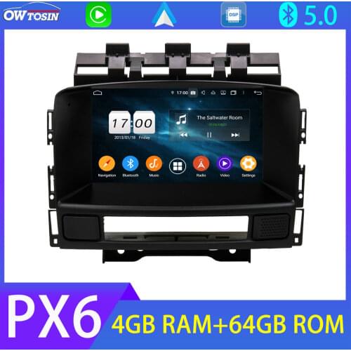 DSP 2 DIN PX6 4+64GB Android 10 Car DVD Multimedia Player For Opel Vauxhall Holden Astra J Parrot Voice Control 4G LTE GPS Radio