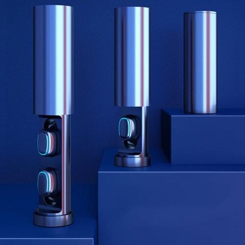 Wireless Earbuds Half Noise Reduction True Wireless Earbuds Bluetooth-compatible 5.0 Mini HiFi Headset with CVC 8.0 Mic