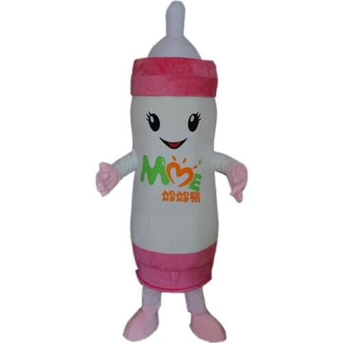 Nursing bottle feeding bottle Costume Cosplay Outfits Adult Size Cartoon Mascot costume For Carnival Festival Commercial Dress