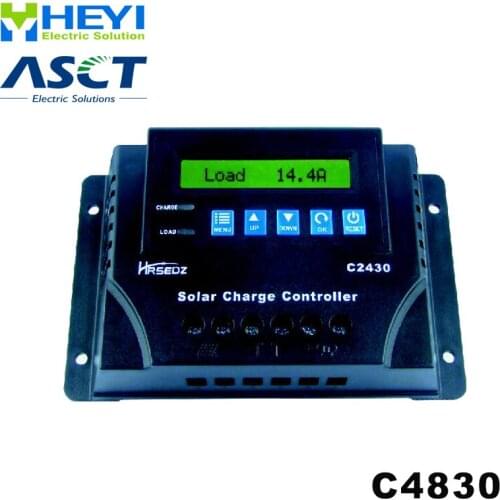 C4830-20 LCD Solar Charge and Discharge Controller 20A 48V solar controller pwm over discharge protection
