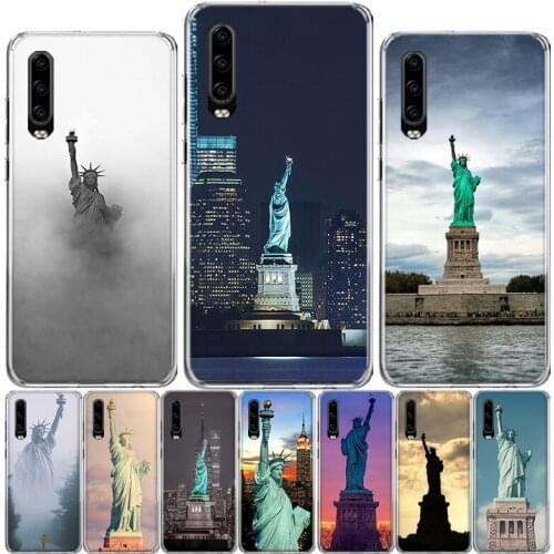 The statue of liberty Phone Case For Huawei P40 P30 P20 P10 Mate 10 20 30 Lite Pro P Smart Z Plus 2019 Cover Shell Coque