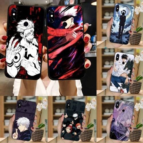 Jujutsu Kaisen Anime Gojo Satoru Phone Case For Xiaomi Redmi note 7 8 9 pro 8T 9A 9S Mi Note 10 Lite pro