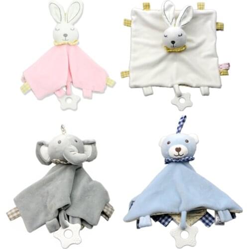 Baby Soothe Appease Towel Infant Plush Toys Appease Dolls Cute Stuffed Bunny Blanket Comforter Baby Shower Gift Toys