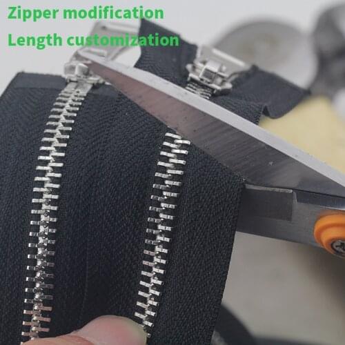 Length color Handmade cut zipper tailor