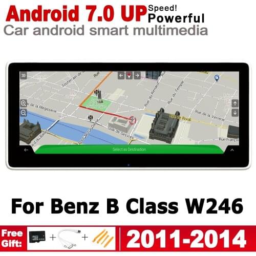 For Mercedes Benz B Class W246 2011 2012 2013 2014 NTG Screen Stereo Android Car GPS Navi Map Original Multimedia Player Radio