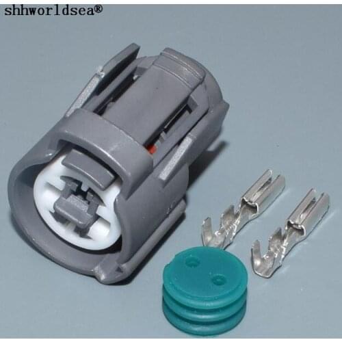 Shhworldsea 2 Pin Female Automotive Oil Pressure Switch Knock Coolant Sensor Connector 6189-0156 For Honda Acura VTEC