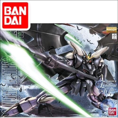 Japaness Bandai Original MG 1/100 Gundam W Endless Waltz Deathscythe Unchained Mobile Suit Kids Toys