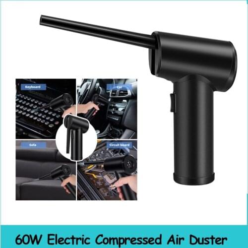 Electric Compressed Air Duster Canned Air Spray Blower for Computer Keyboard Electronics Cleaning 60W