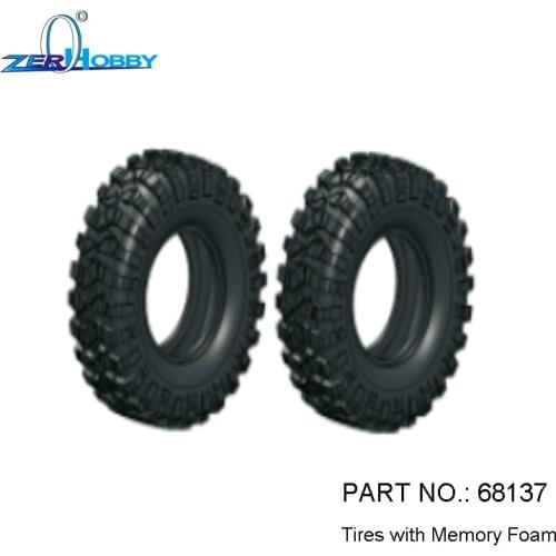 HSP RGT RACING SPARE PART CAR ACCESSORIES PRE-MOUNTED TIRE SET OF RGT 1/10 ELECTRIC POWER 4X4 OFF ROAD ROCK CRUISIER 136100