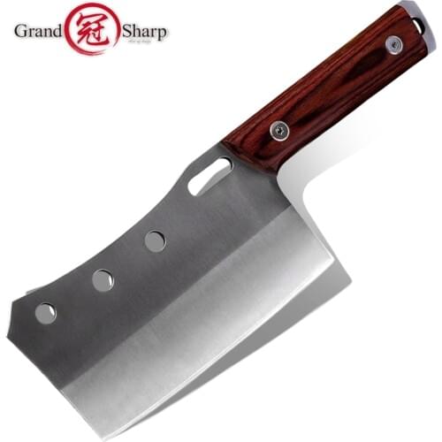 BBQ Tools Cleaver Knife Hand Forged Mini Chef Kitchen Knives Butcher Meat Hatchet Outdoor Camping Tool Cooking Christmas Gift