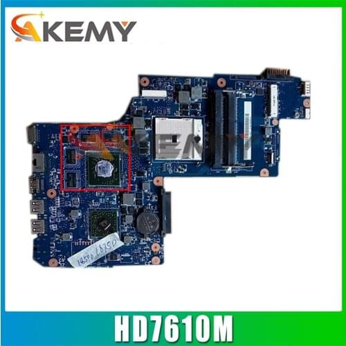 AKEMY H000043590 H000041580 for toshiba satellite L870D C870 C870D laptop motherboard 17.3'' HD7610M PLAC CSAC DSC Mainboard