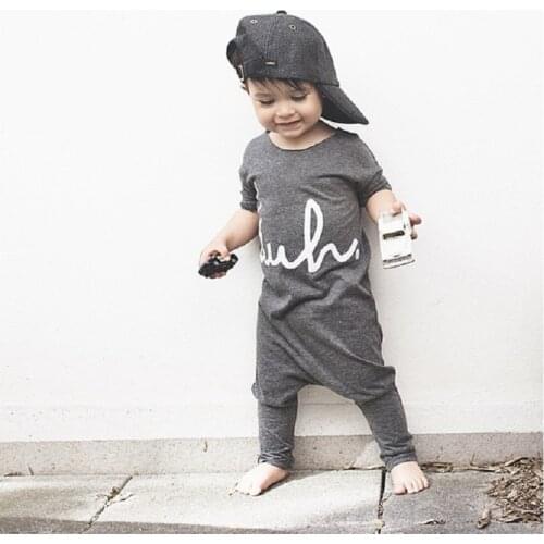 Hooyi Fashion Newborn One-Piece Clothes Summer Baby Boys Romper 100% Cotton Infant Jumpsuit Baby Shortall Overall Bebe Roupas