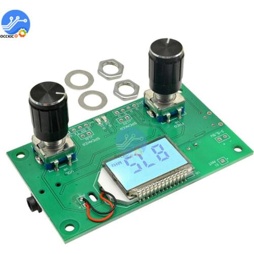 FM Radio Receiver Module 87-108MHz Frequency Modulation Stereo Receiving Board With LCD Digital Display 3-5V DSP PLL