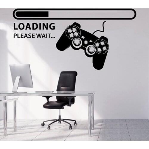 Gamer Wall Decal Gamer Decals Controller Decals Personalized Gamer Room boy room decal controller video game kid A11-047
