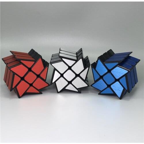 Strange-shape Magico Cubo PVC Plastic Drawing Version Puzzle Speed Cube Hot Wheel Abnormity Cube Kids Educational Toys