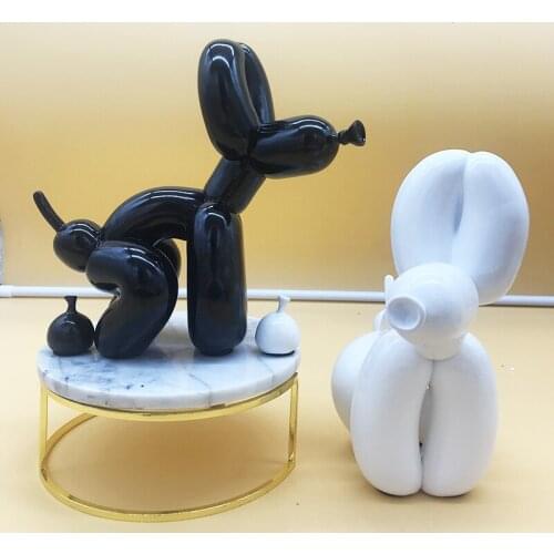 NEW AMERICAN ART PRODUCTS, SHINY DOG BALLOONS, RESIN SCULPTURES, BALLOONS, DOG STATUES, VALENTINES DAY GIFT