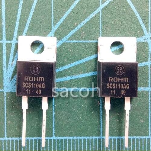New Original 10PCS/Lot SCS110AG SCS110AGC or SCS110AM or SCS110KG or SCS112AG TO-220 10A 600V SiC Schottky Barrier Diode