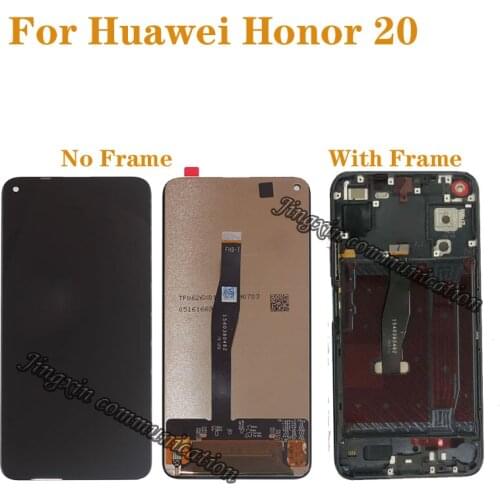 Original For Huawei Honor 20 LCD display Touch Screen Digitizer Assembly for honor20 YAL-L21 YAL-L41 YAL-AL10 LCD Glass screen