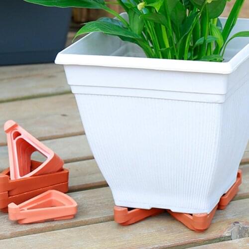 Potted Bottom Flowerpot Foot Pad Garden Yard Flowers Planter Lightweight Indoor Tray for Household Garden Grass Supply