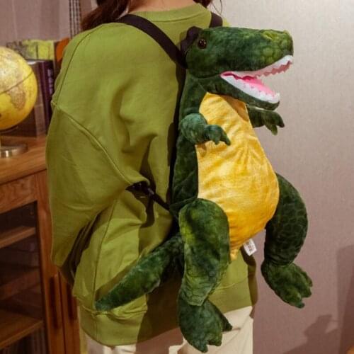 Lifelike Plush Dinosaur Backpacks Kids Bag for Boys Animal Travel Bags Dinosaur Plush Backpack Gifts