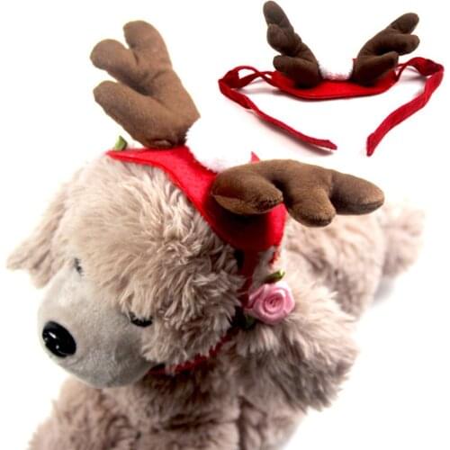 Christmas Antler Dog Cat Headband Puppy Hairband Hair Accessory Pet Toy Product