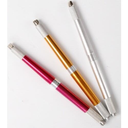 3 Head Use Eyebrow Tattoo Pen Embroidered Eyebrow Pencil Makeup Tattooing Manual Machine Microblading Pen