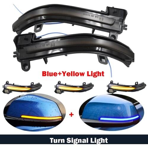 LED Dynamic Turn Signal Rearview Mirror Indicator Blinker Light For BMW 1 2 3 4 Series X1 F20 F21 F22 F30 F31 F34 F32 E84 i3
