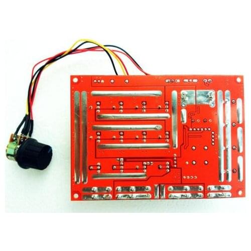 10-50V 60A DC Motor Speed Control PWM HHO RC Controller 12V 24V 48V 3000W MAX(Red Board)