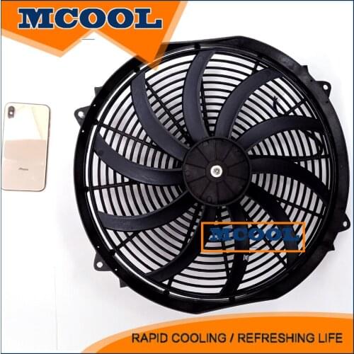 Auto Air Conditioning BLOWER FAN FOR 16 inch curved leaf blower 180W electronic fan 12V / 24V