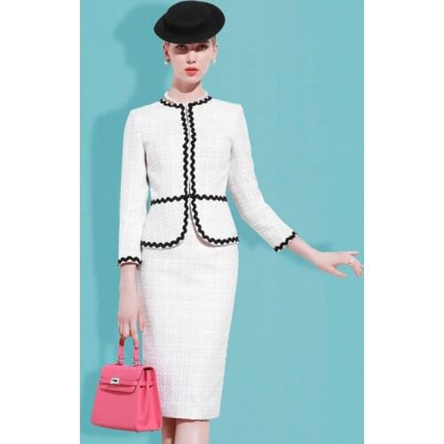 High End Small Fragrance Tweed Business Suit Fashion Celebrity Temperament