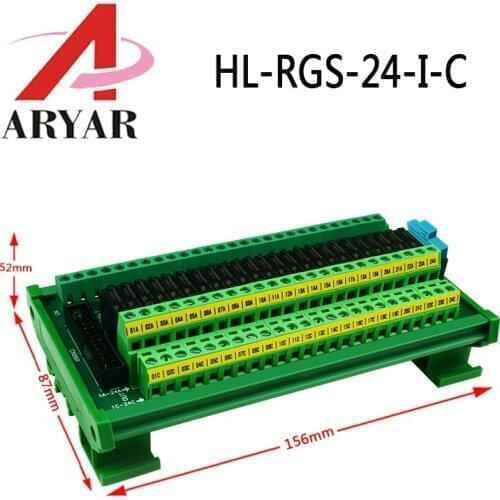 24 channel APAN3124 relay module 24V 5A Module driver board output amplifier board PLC board PNP relay module
